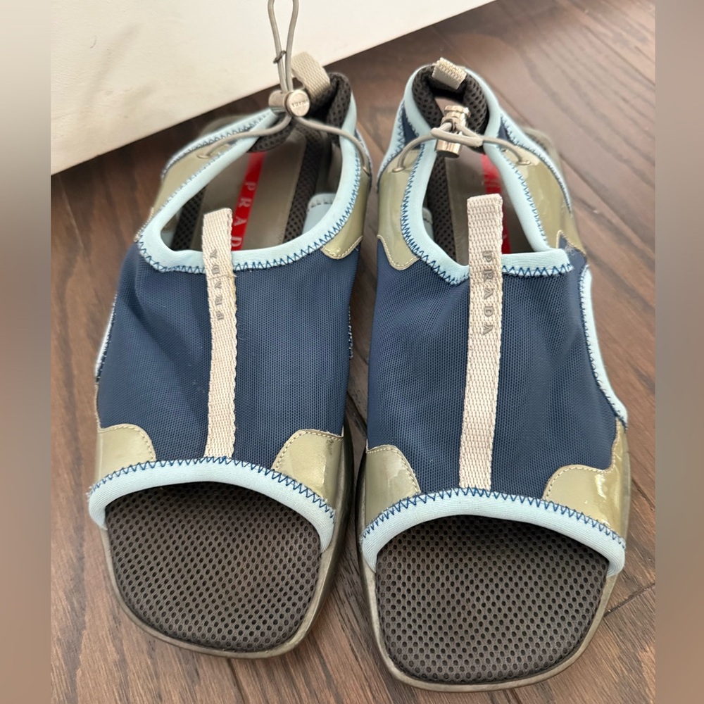 VTG Prada Sandals Size 37 - Picture 3 of 13